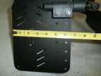 SET OF 2 WHEELCHAIR FOOT RESTS WITH MOUNT PLATES