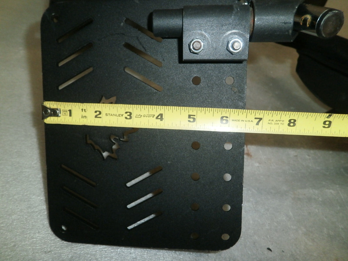 SET OF 2 WHEELCHAIR FOOT RESTS WITH MOUNT PLATES