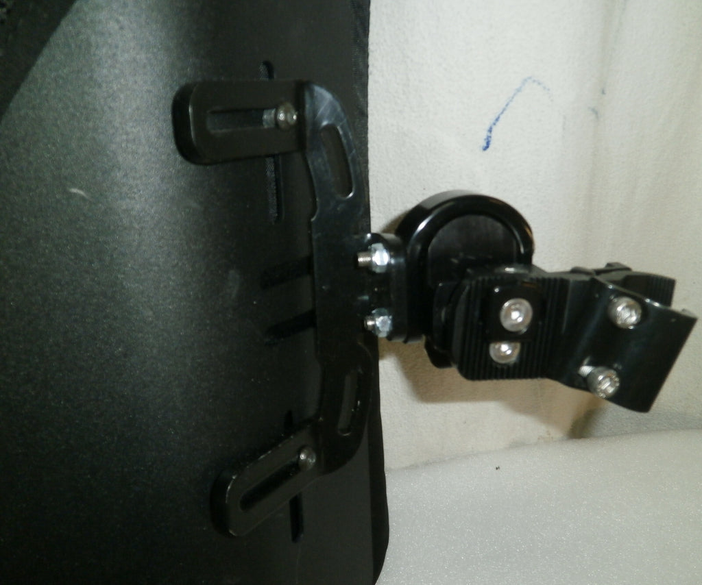 PHYSIPRO HP2 WHEELCHAIR BACK USED 23X19 INCH GOOD CONDITION w/ Mounts
