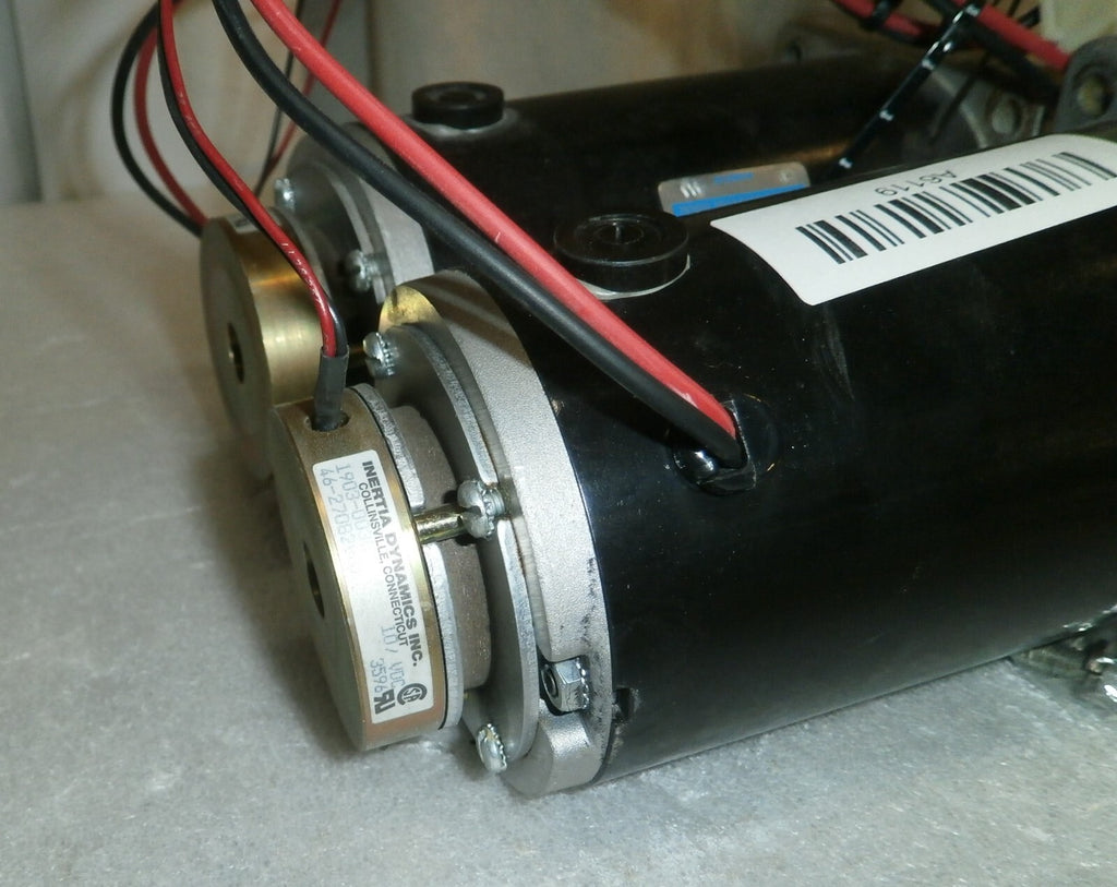 AMX 4 MAIN DRIVE MOTORS Leeson 46-302161 & MOTOR SHAFT BRAKE 46- 302161P1