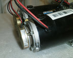 AMX 4 MAIN DRIVE MOTORS Leeson 46-302161 & MOTOR SHAFT BRAKE 46- 302161P1