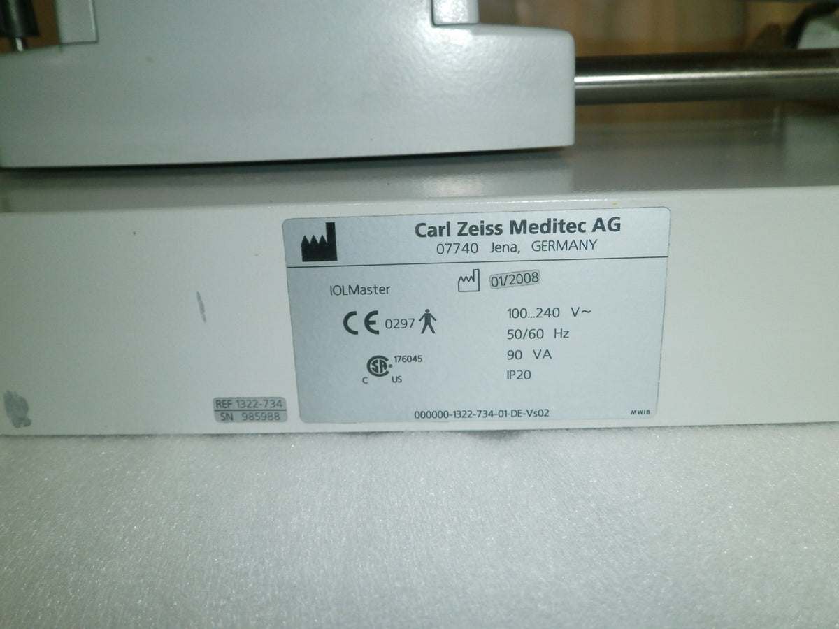Zeiss IOL Master Optical Biometer 1322-734