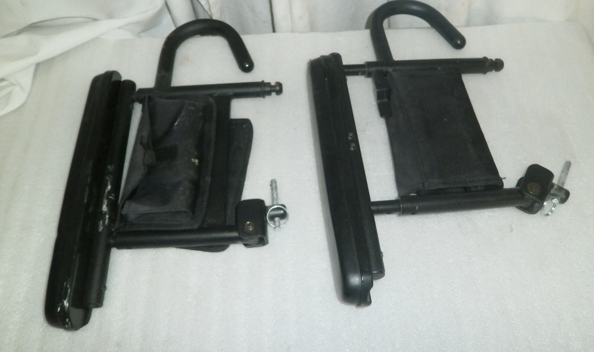 PAIR OF WHEELCHAIR ARM REST MOUNTS FOR QUANTUM Q6 EDGE
