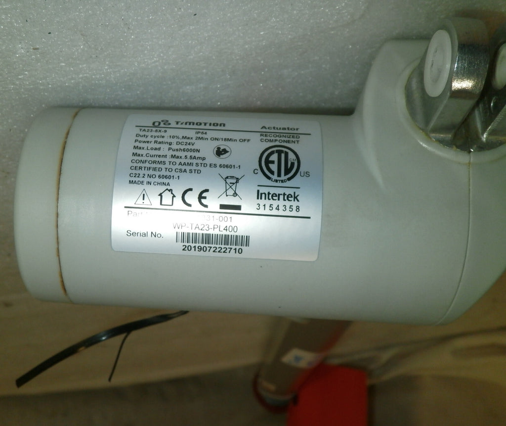 PROTEKT PATIENT LIFT PL400EF ACTUATOR TIMOTION FLOOR LIFT TA23-5X-9