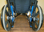 QUICKIE LX FOLDING WHEELCHAIR WITH SEAT WIDTH 13 INCH GOOD CONDITION