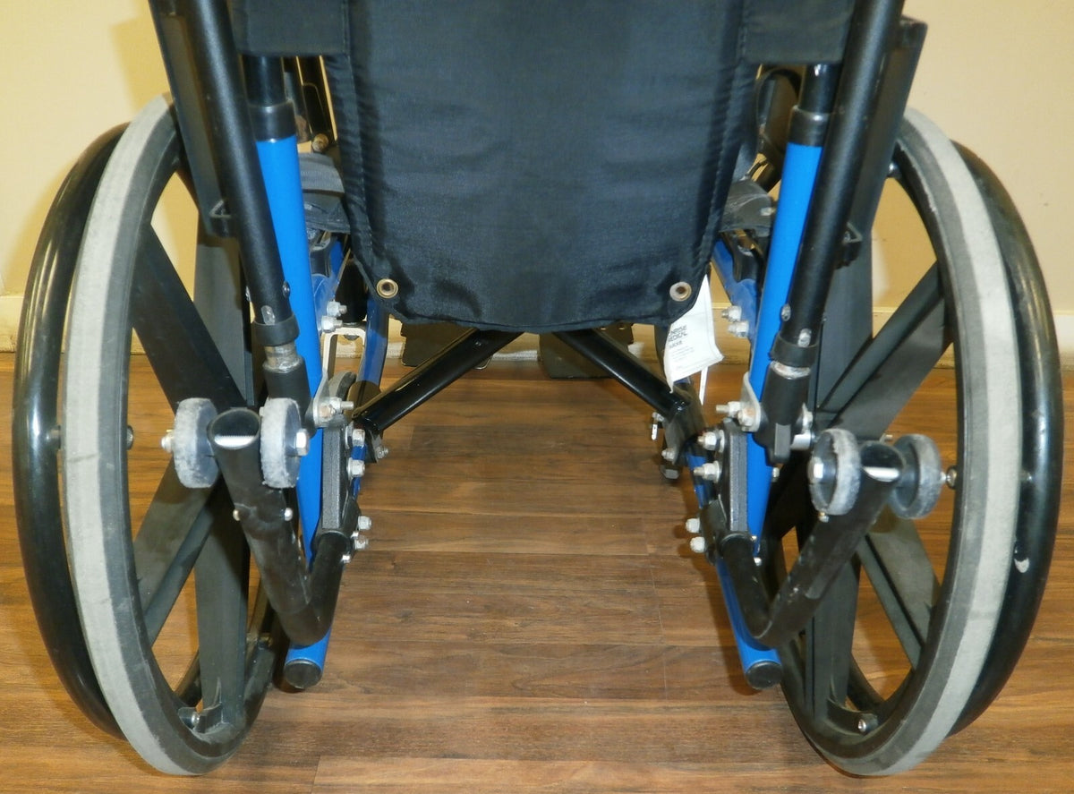 QUICKIE LX FOLDING WHEELCHAIR WITH SEAT WIDTH 13 INCH GOOD CONDITION