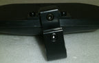 SET OF WHEELCHAIR LEG REST,FOOT GAURDS-LEATHER NEW CONDITION WITH MOUNT PLATES