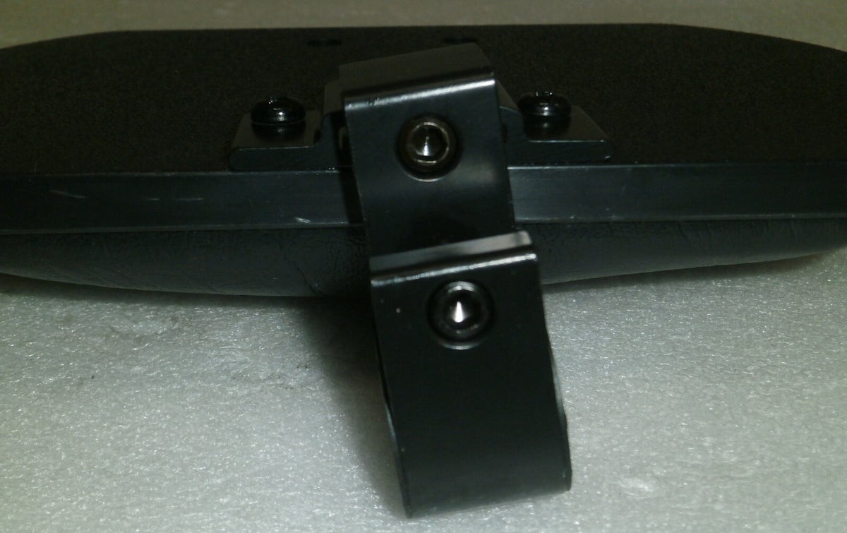 SET OF WHEELCHAIR LEG REST,FOOT GAURDS-LEATHER NEW CONDITION WITH MOUNT PLATES