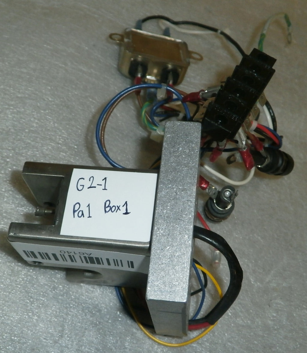 GE AMX-4 SCHAFFNER FN610B-6/06 110/250VAC/50-60HZ WITH CABLES AS PHOTO