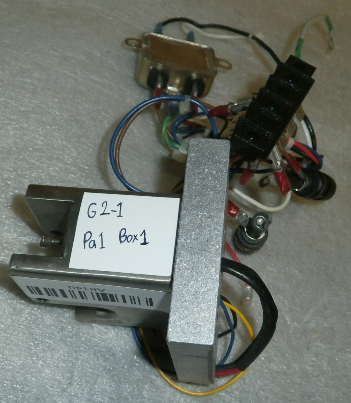 GE AMX-4 SCHAFFNER FN610B-6/06 110/250VAC/50-60HZ WITH CABLES AS PHOTO