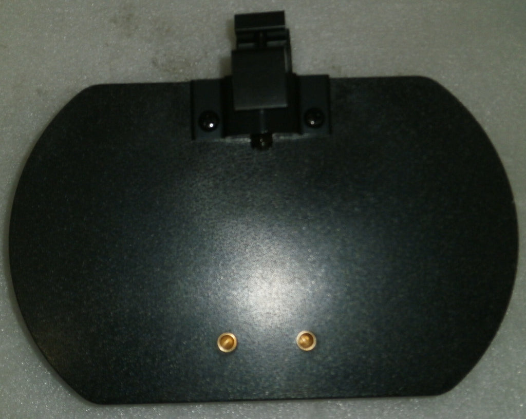 SET OF WHEELCHAIR LEG REST,FOOT GAURDS-LEATHER NEW CONDITION WITH MOUNT PLATES