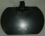 SET OF WHEELCHAIR LEG REST,FOOT GAURDS-LEATHER NEW CONDITION WITH MOUNT PLATES