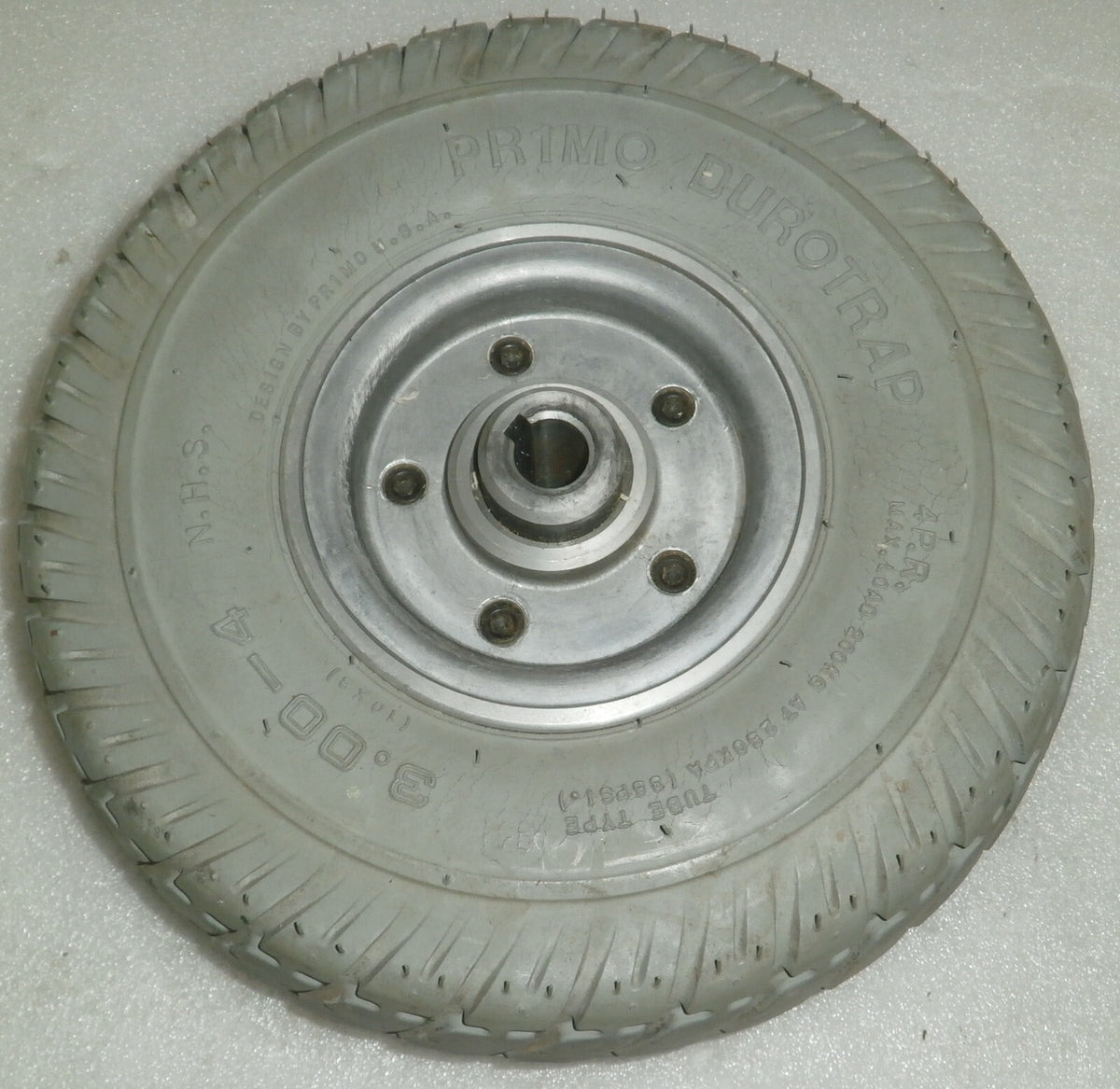 TWO PRIMO POWER TRAX WHEELCHAIR WHEELS 3.00-4 FROM JET 3 ULTRA