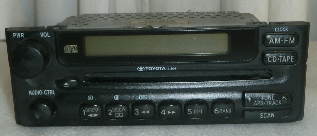 TOYOTA RADIO STEREO FM 08600-00930 CD PLAYER OEM USED VERY GOOD CONDITION