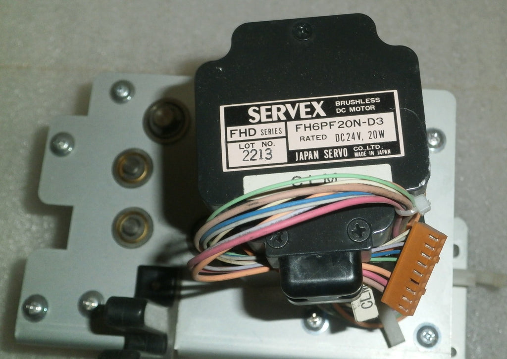 NIDEC Servo NNB FH6PF20N-D3 Brushless DC Motor w/ Base as Photo