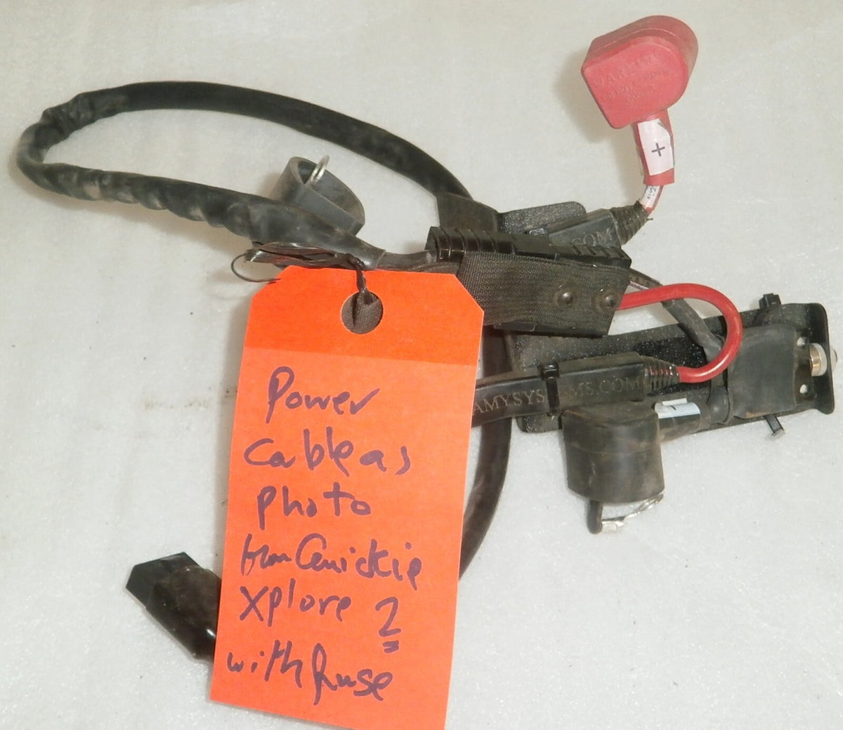 Power Cable as Photo for Quickie Xplore with Fuse