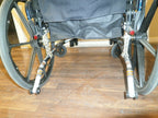 20 INCH INVACARE ATO MYON FOLDING WHEELCHAIR P/N 1193301 GOOD CONDITION