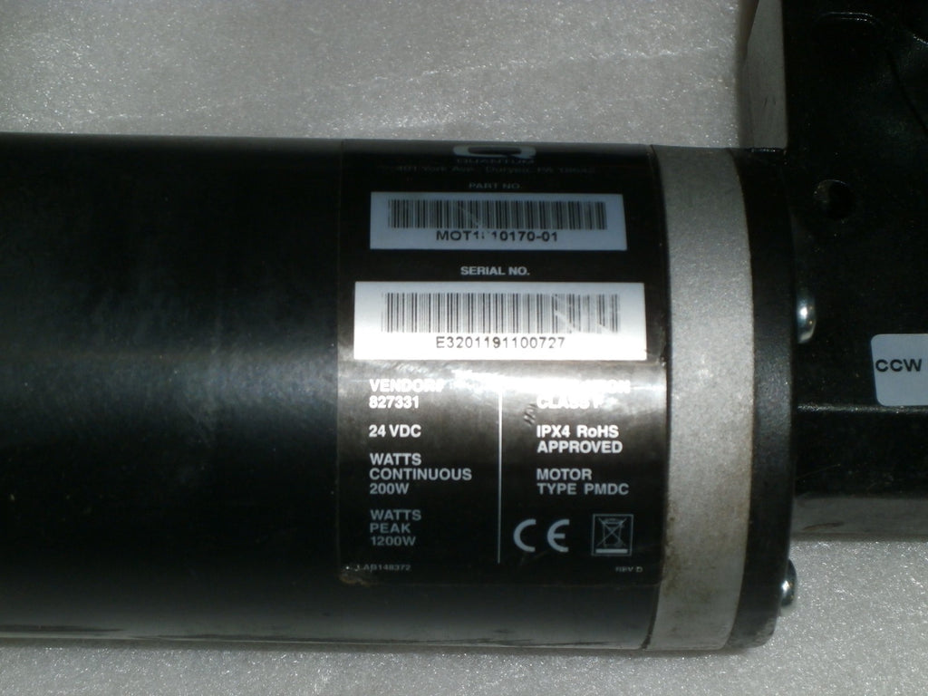 QUICKIE PRIDE MOBILITY MOTORS MOT 1810170-01 AND 1810171-01 VERY GOOD