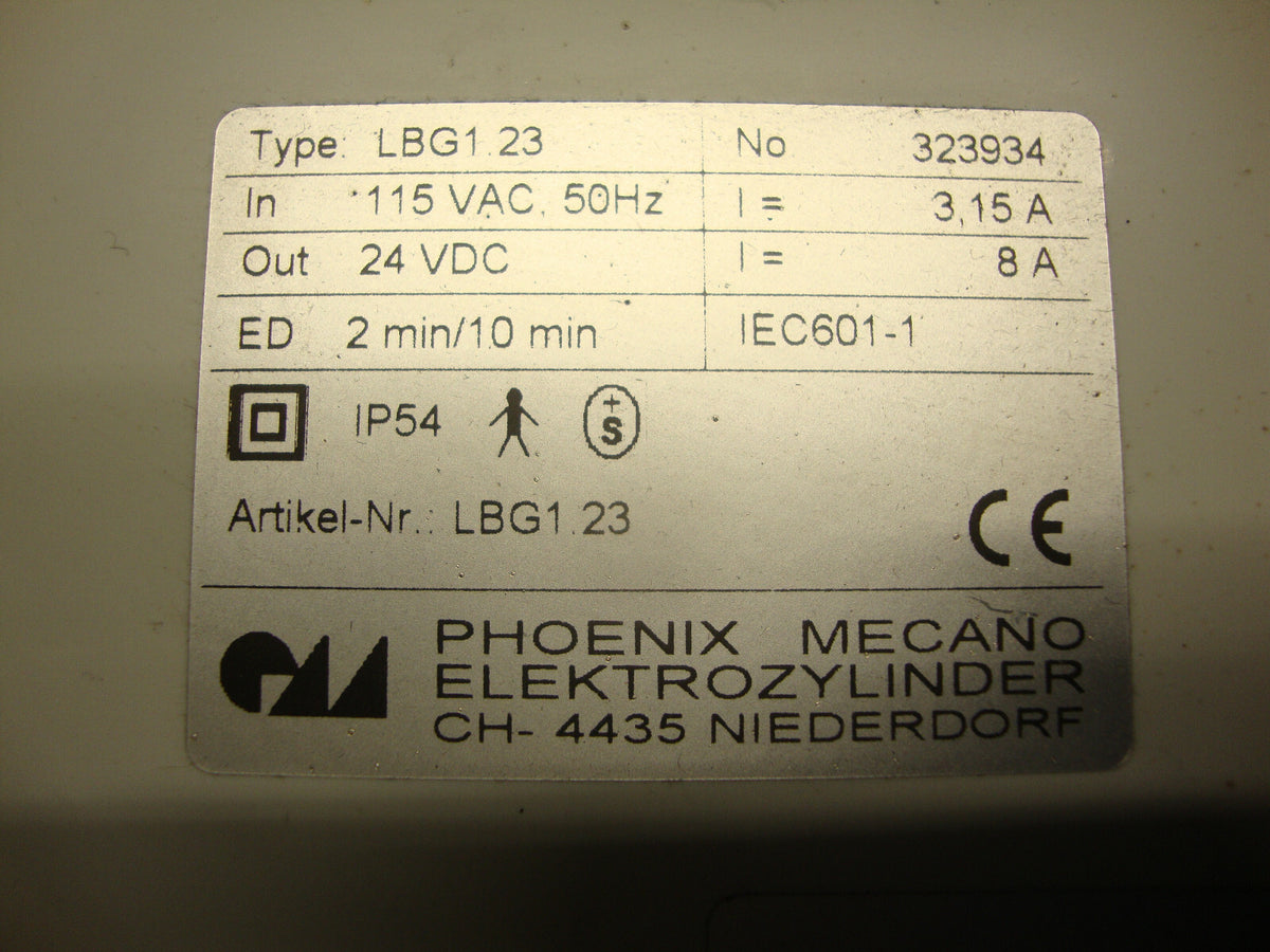 PHOENIX CONTROL BOX NR LBG1.23 AND HAND CONTROL FROM MICROM HM560 WITH REMOTE