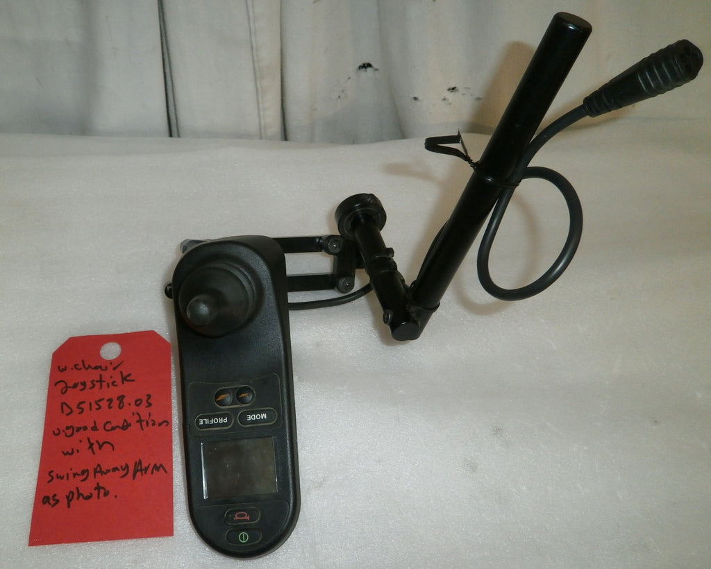 WHEELCHAIR JOYSTICK D51528.03 WITH SWING AWAY ARM GOOD CONDITION