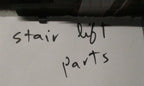 HANDI CARE LIFT USED PARTS AS PICTURES
