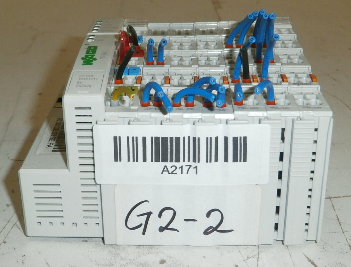WAGO 750-842 CONTROLLER ETHERNET 1ST GENERATION AND WAGO 750-600 END MODUL