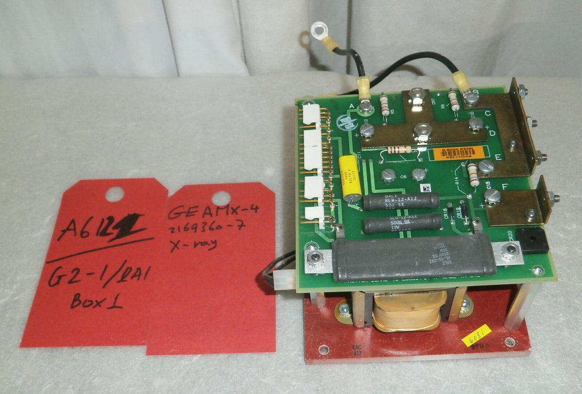 GE AMX 4 Plus GE 46-288504 G1-A Capacitor Board With 46-303861P1 Good Condition