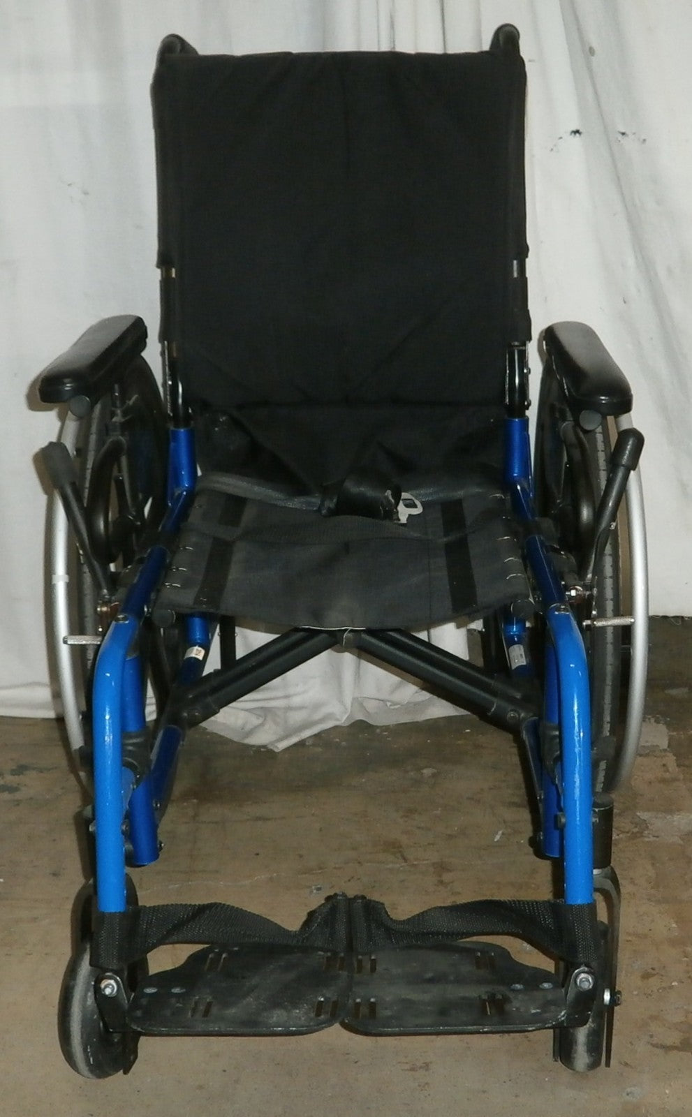KI MOBILITY CATALYST C4 WHEELCHAIR FOLDED SEAT W 16" VERY GOOD CONDITION COPLETE