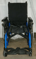 KI MOBILITY CATALYST C4 WHEELCHAIR FOLDED SEAT W 16" VERY GOOD CONDITION COPLETE