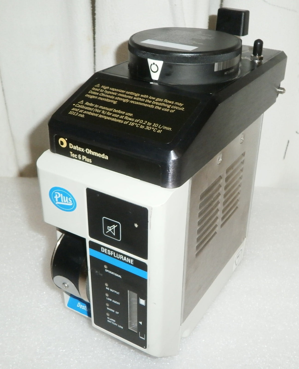 Datex Ohmeda Tec 6 Plus Desflurane from Anesthesia Machine