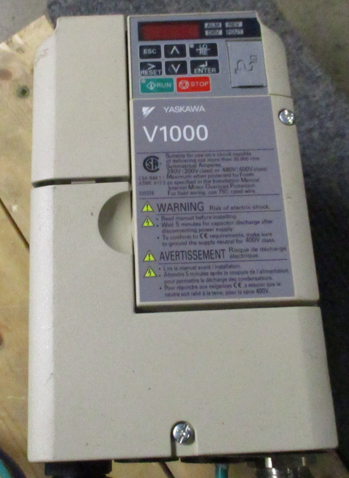 Yaskawa V1000 CIMR-VUBA0006EAB