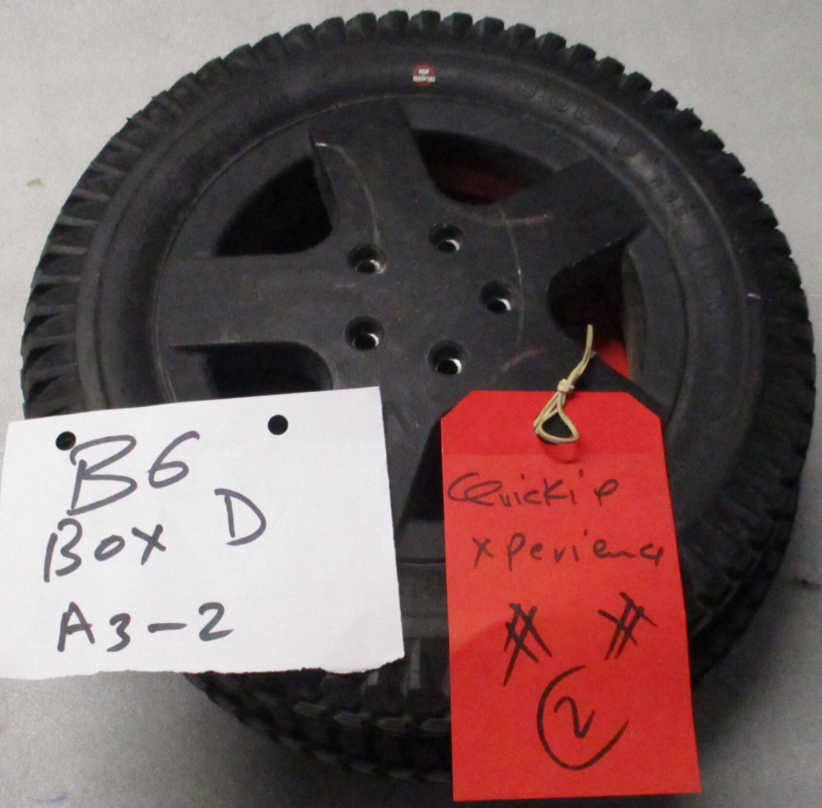 quickie xperience wheelchair wheels primo powertrax 3.00-8 good condition