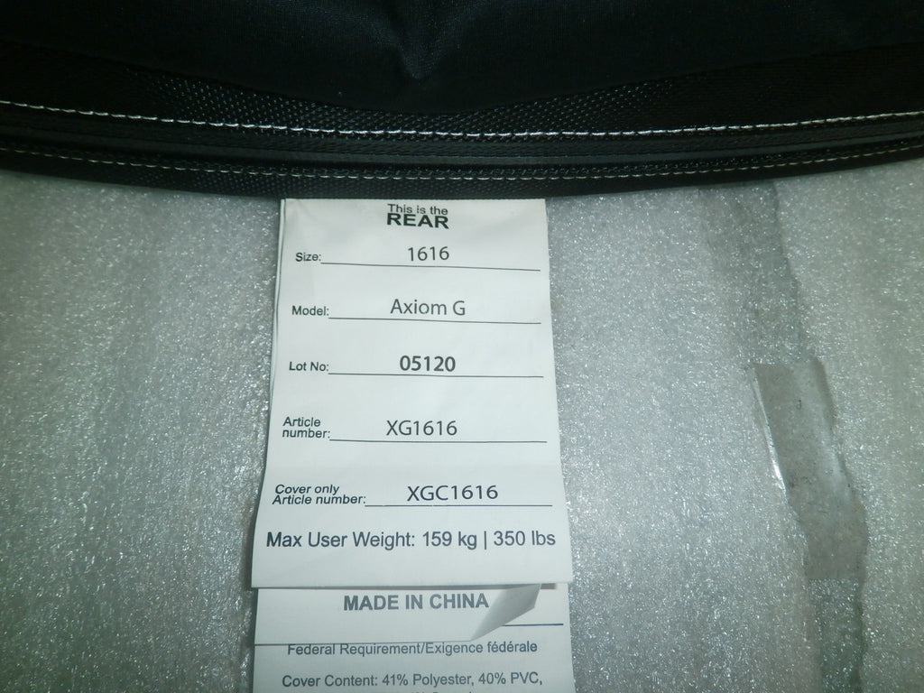 Axiom G Wheelchair Cushion XG1616 Size 16X16" W/ Cover Good Condition