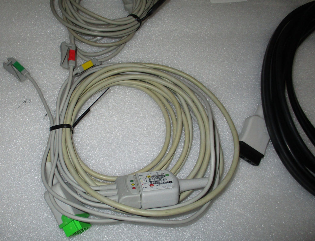 GE Healthcare CARESCAPE B650 w/ E-PSMP-00 Module and SpO₂ Sensor, ESG Cables