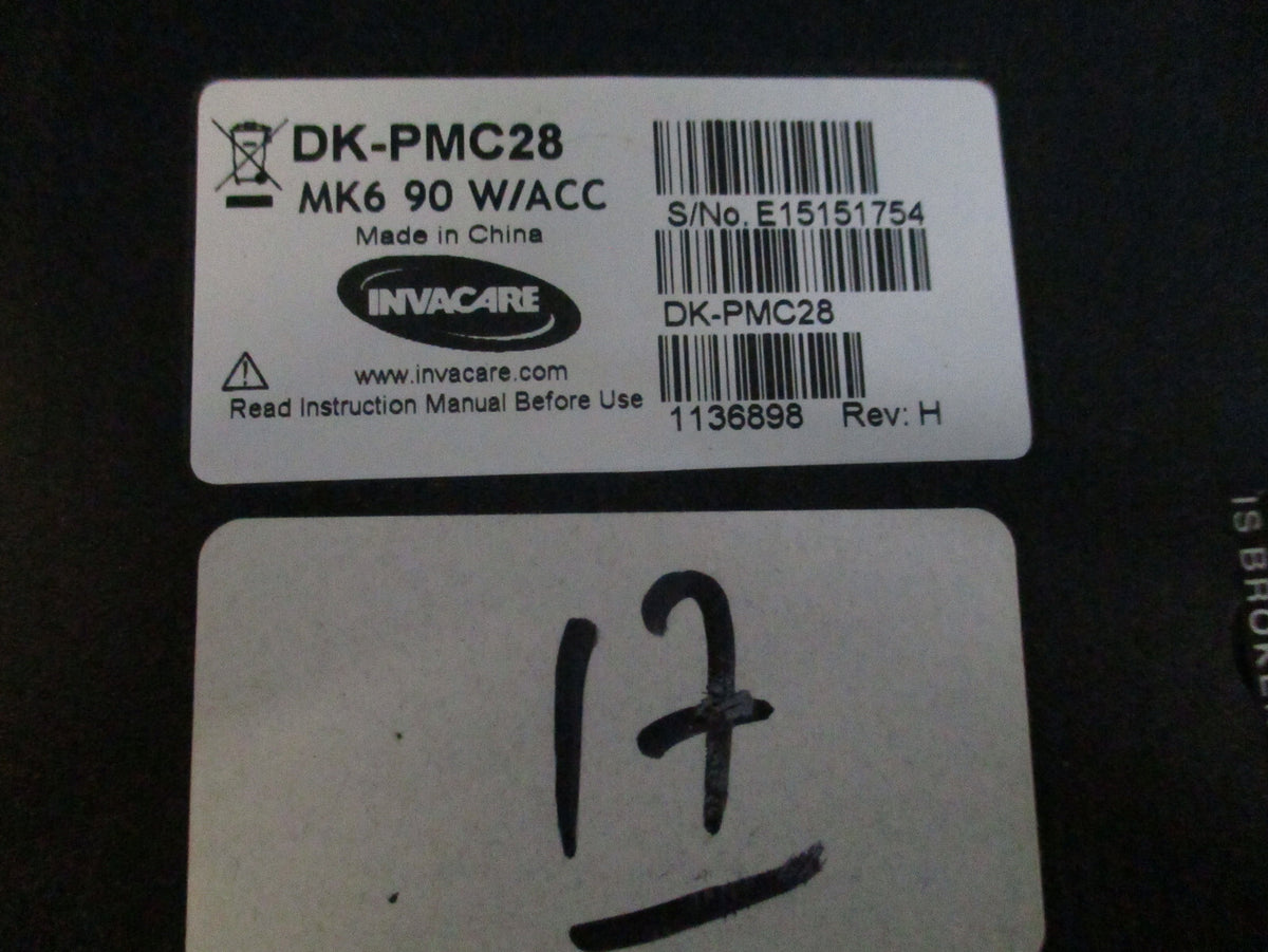Invacare DK-PMC28 Wheelchair Control Module MK6 90 w/acc 1136898 USED GOOD CONDI