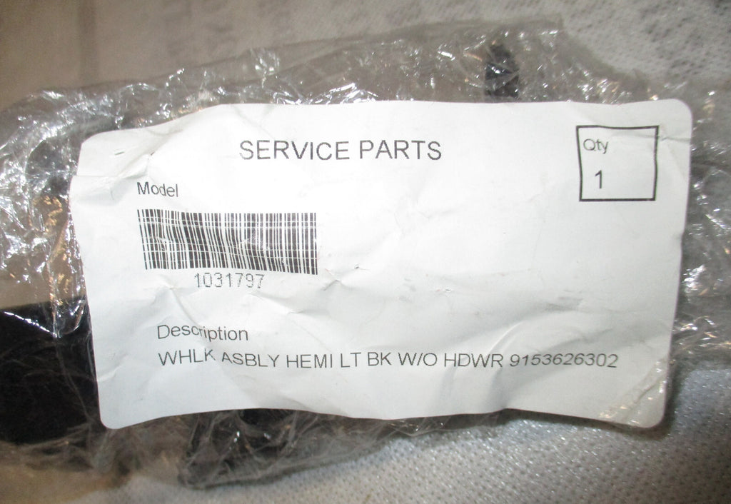 TWO OF INVACARE WHLK ASBLY HEMI LT-BK W-O HARDWARE 9153626302 NEW AS PICTURES