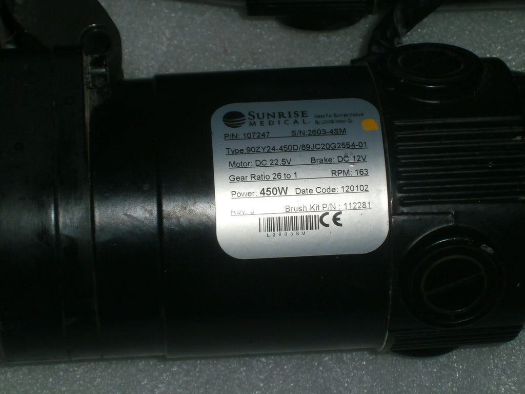 SET OF 2 QUANTUM QM-710 MOTORS 107247/107248 LEFT & RIGHT GOOD WORKING CONDITION