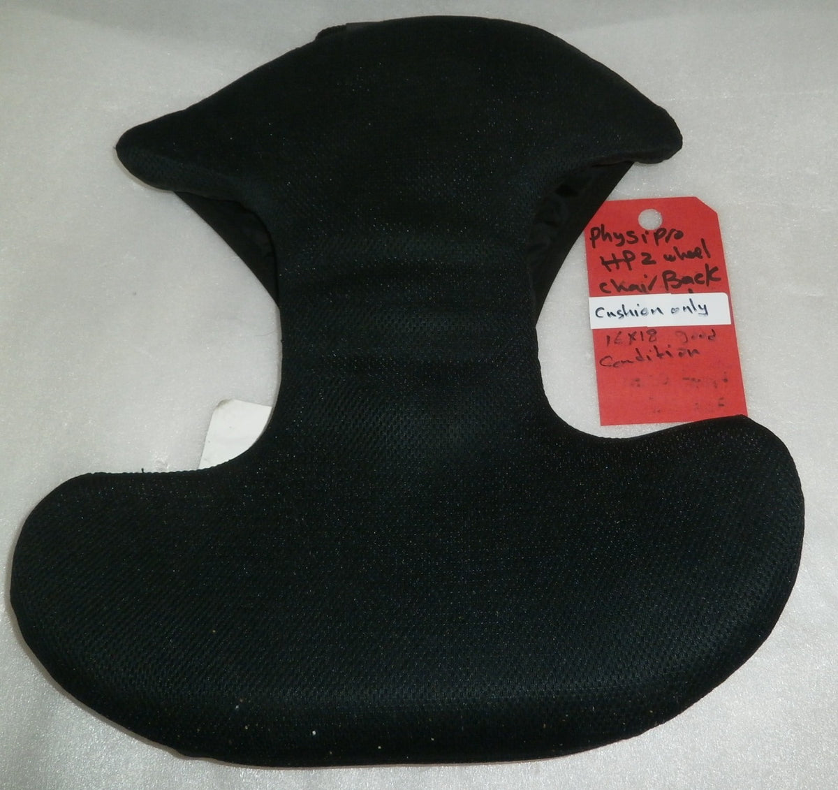 PHYSIPRO HP2 WHEELCHAIR BACK CUSHION ONLY 16 X 18 USED GOOD CONDITION