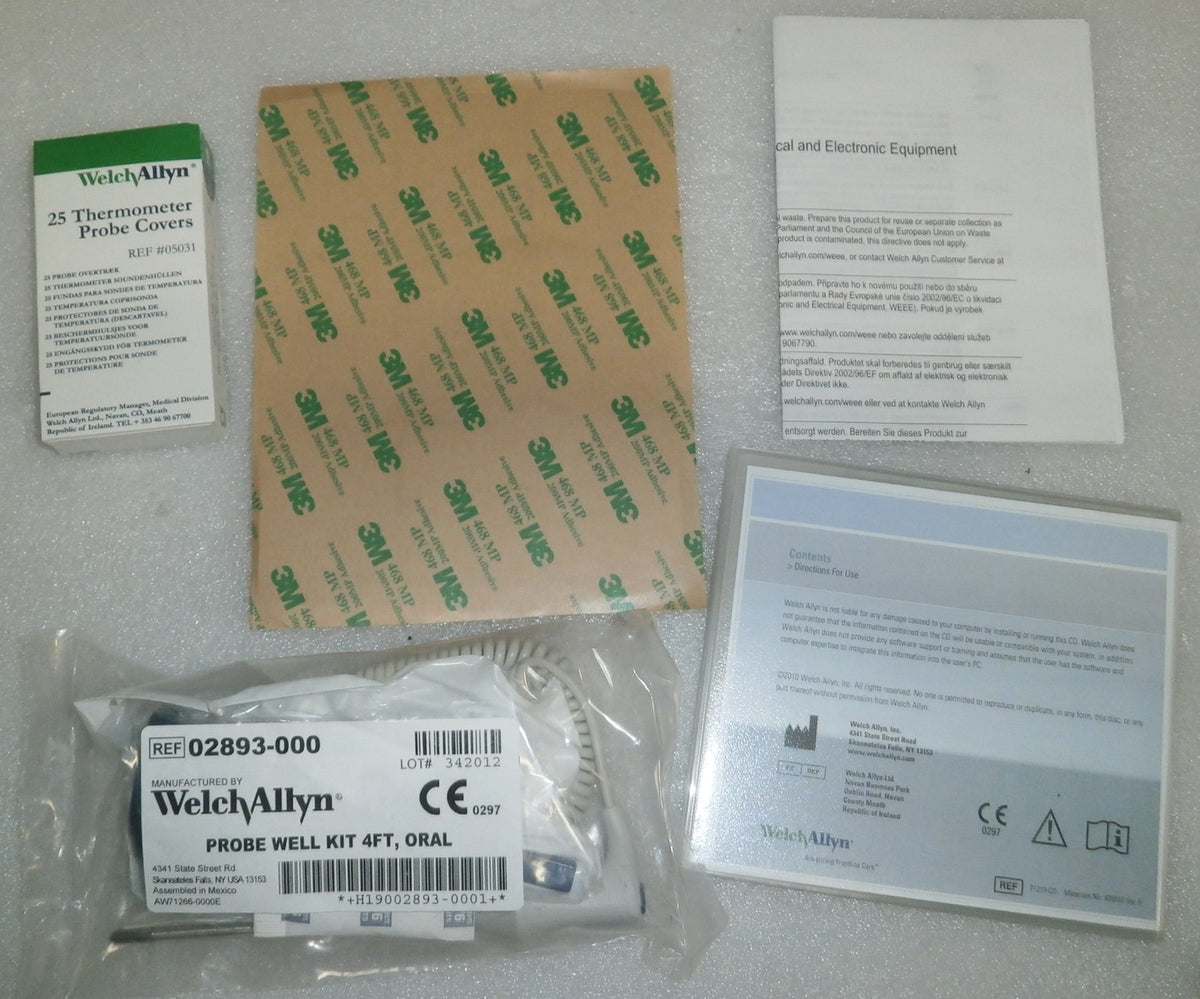 Welch Allyn 690 SureTemp Plus Thermometer w/ Accessories (No Tariffs to the USA)