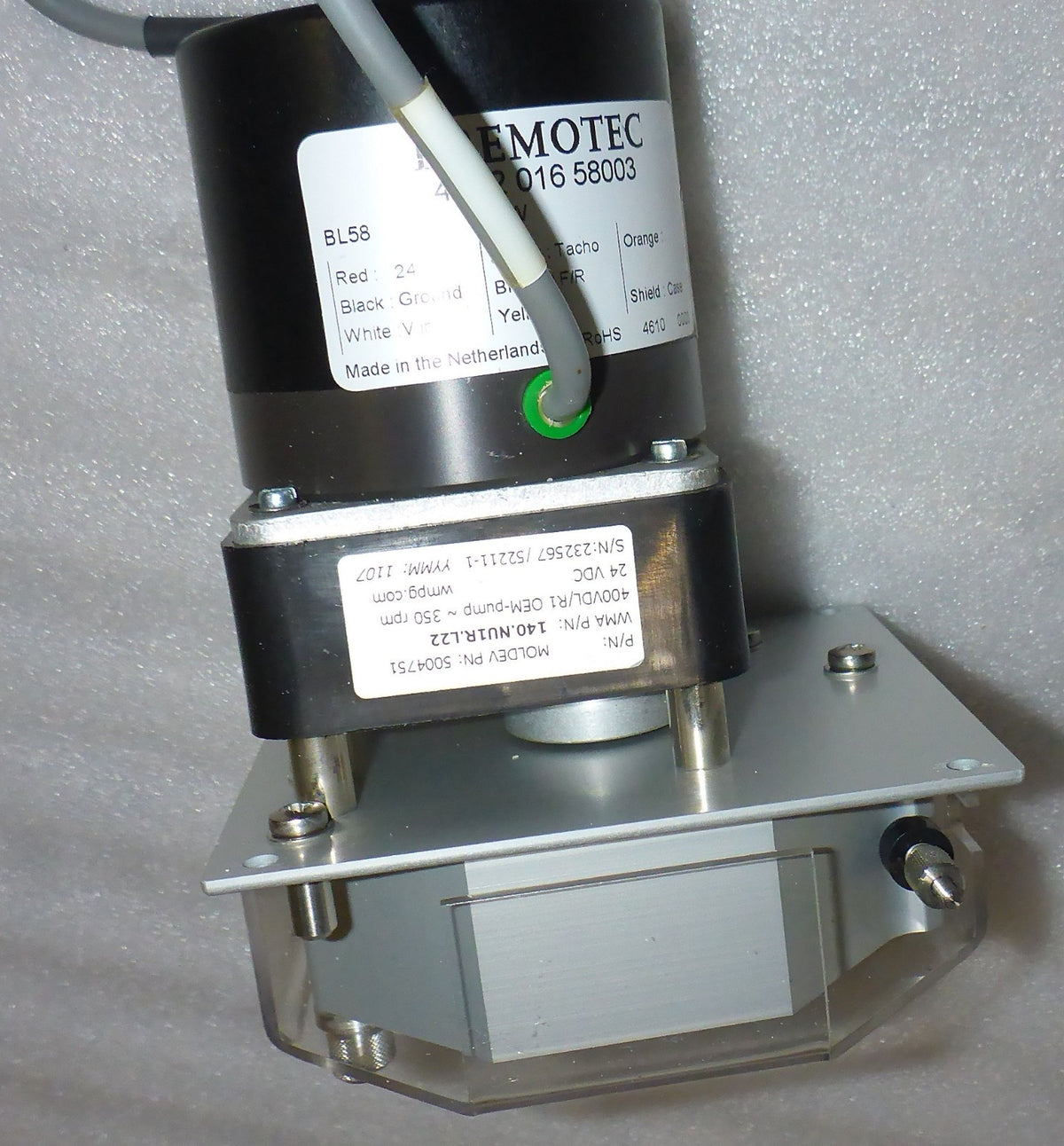 WATSON MARLOW 950312 PREMOTEC PERISTATEC PUMP AND PARTS AS PHOTO