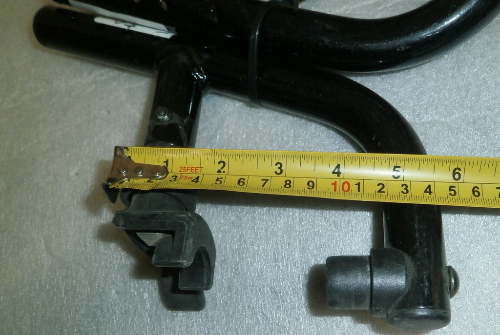 SET OF 2 WHEELCHAIR FOOT REST FRAMES DIMENSION AS PHOTO
