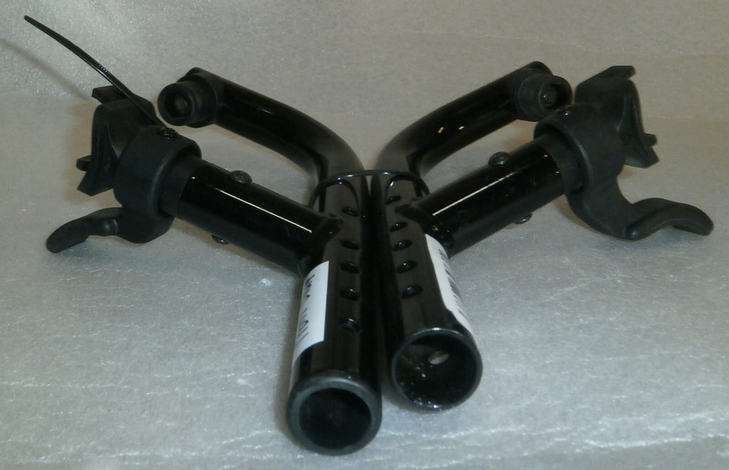 SET OF 2 WHEELCHAIR FOOT REST FRAMES DIMENSION AS PHOTO