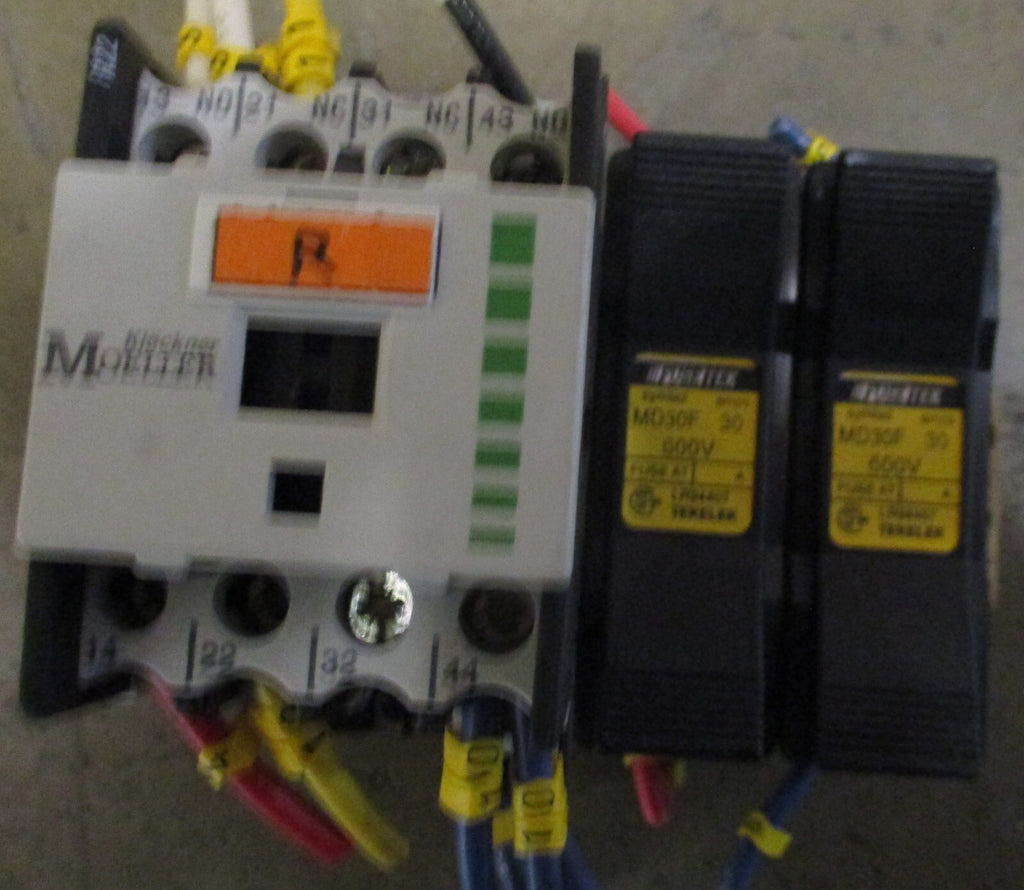 MOLLER DILR22-G AND ONE PHOENIX CONTACT PSR-ESA4_B AND 2 FUSETEK MD30F 30