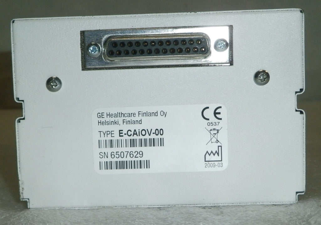 GE E-CAIOV-00 Anesthesia w/ Spirometry Gas Module