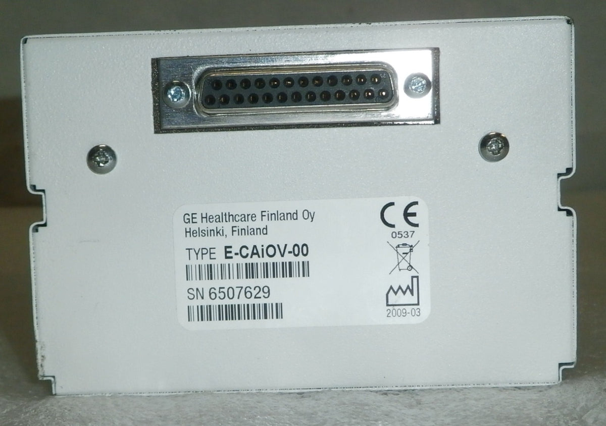 GE E-CAIOV-00 Anesthesia w/ Spirometry Gas Module