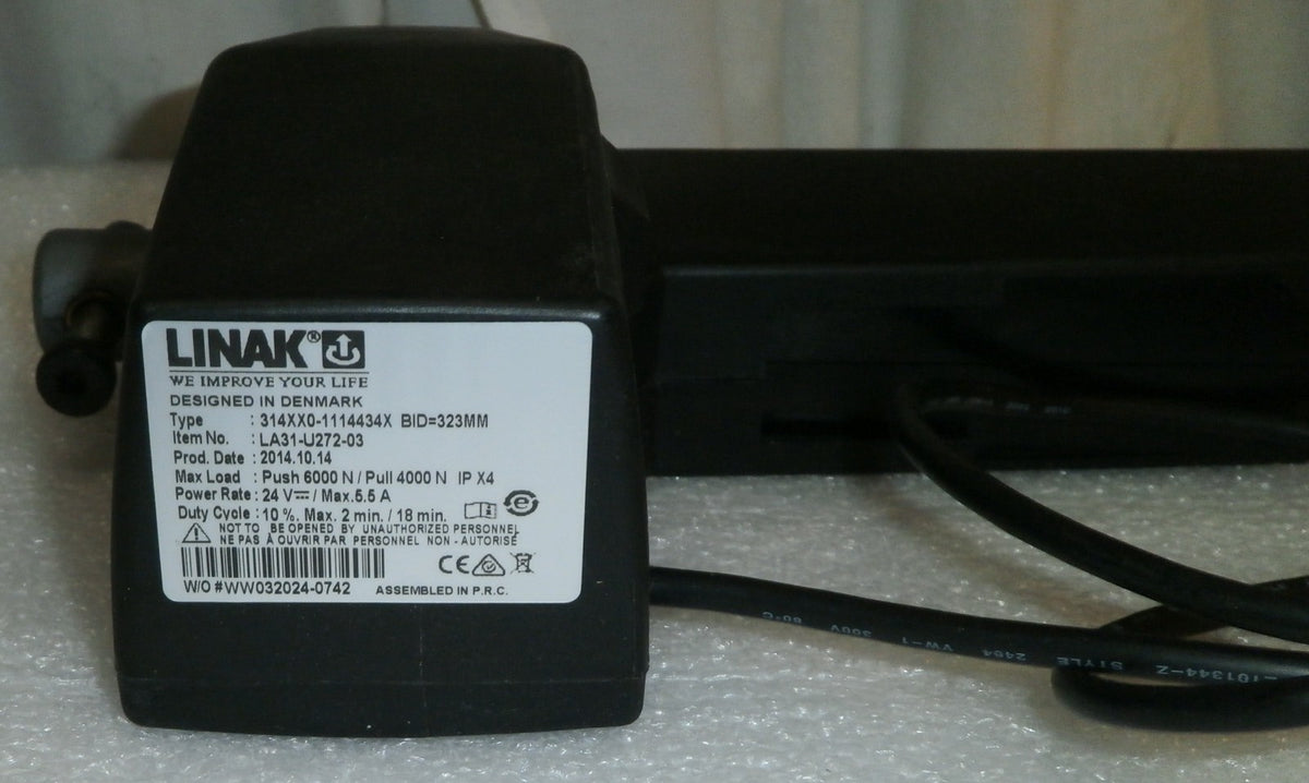 QUANTUM Q6 EDGE TILT ACTUATOR LINAK 314XX0-1114434X USED GOOD CONDITION