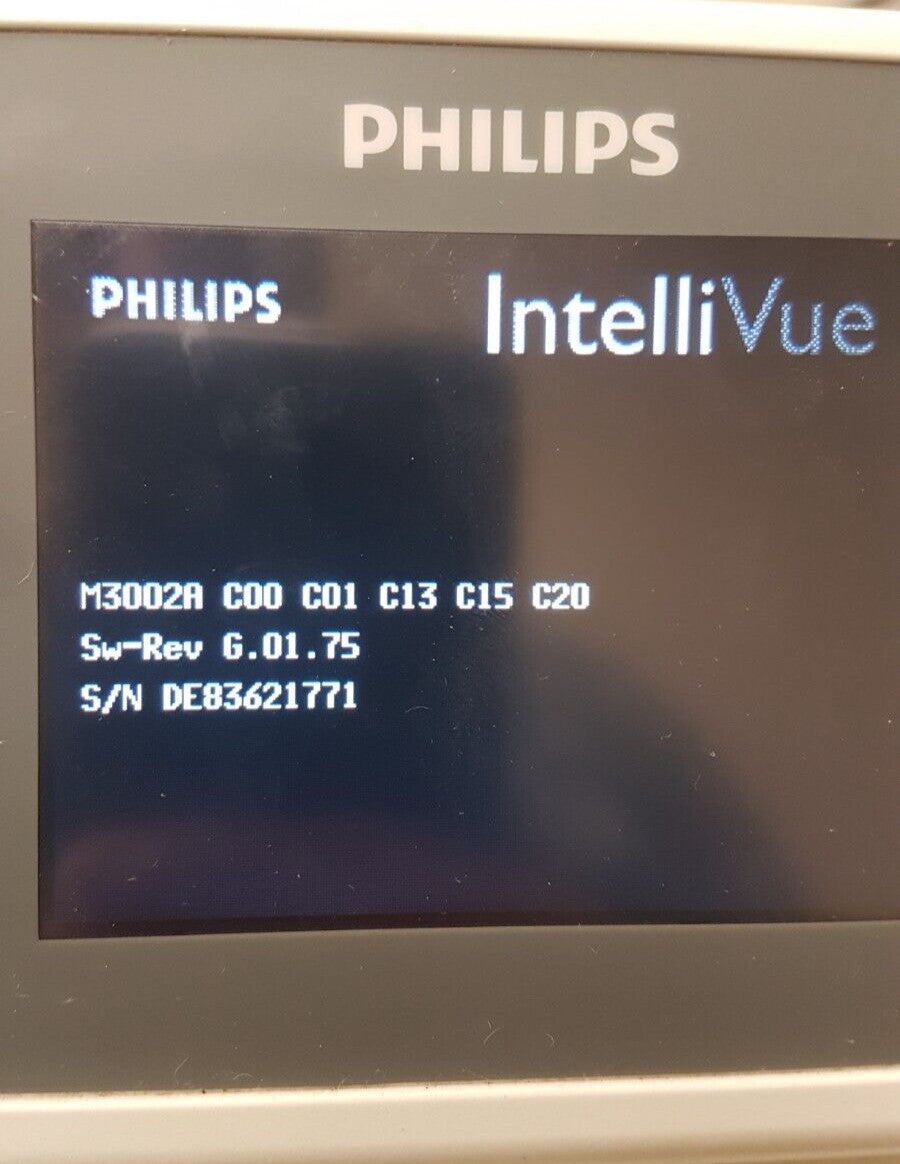Philips IntelliVue Intelli Vue X2 Vital Sign Patient Monitor M3002A Rev G