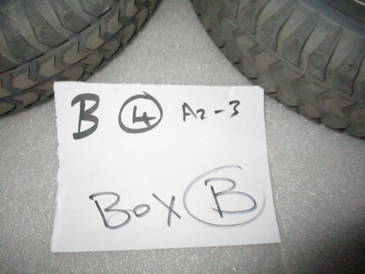LOT OF 2 PRIMO POWERTRAX WHEEL 3.00-8 SOLID FAIR CONDITION