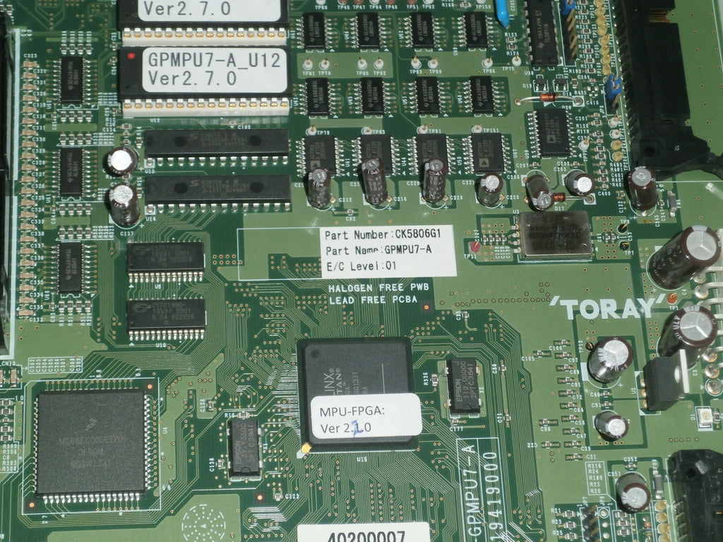 TORAY CK5806G1 Circuit Board Part Name GPMPU7-A