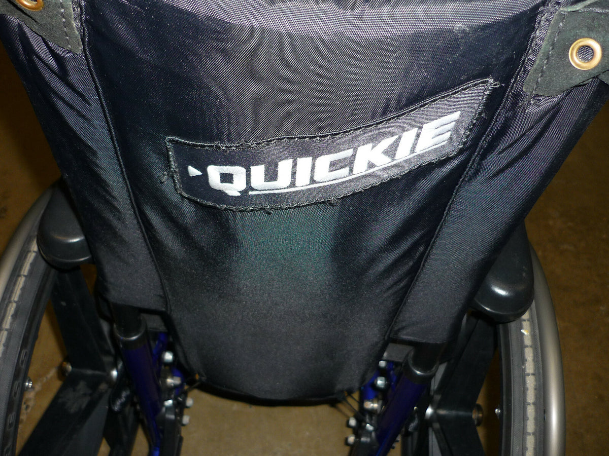 QUICKIE LXI CHILD SIZE 12” SEAT WIDTH WHEELCHAIR great condition w/ options